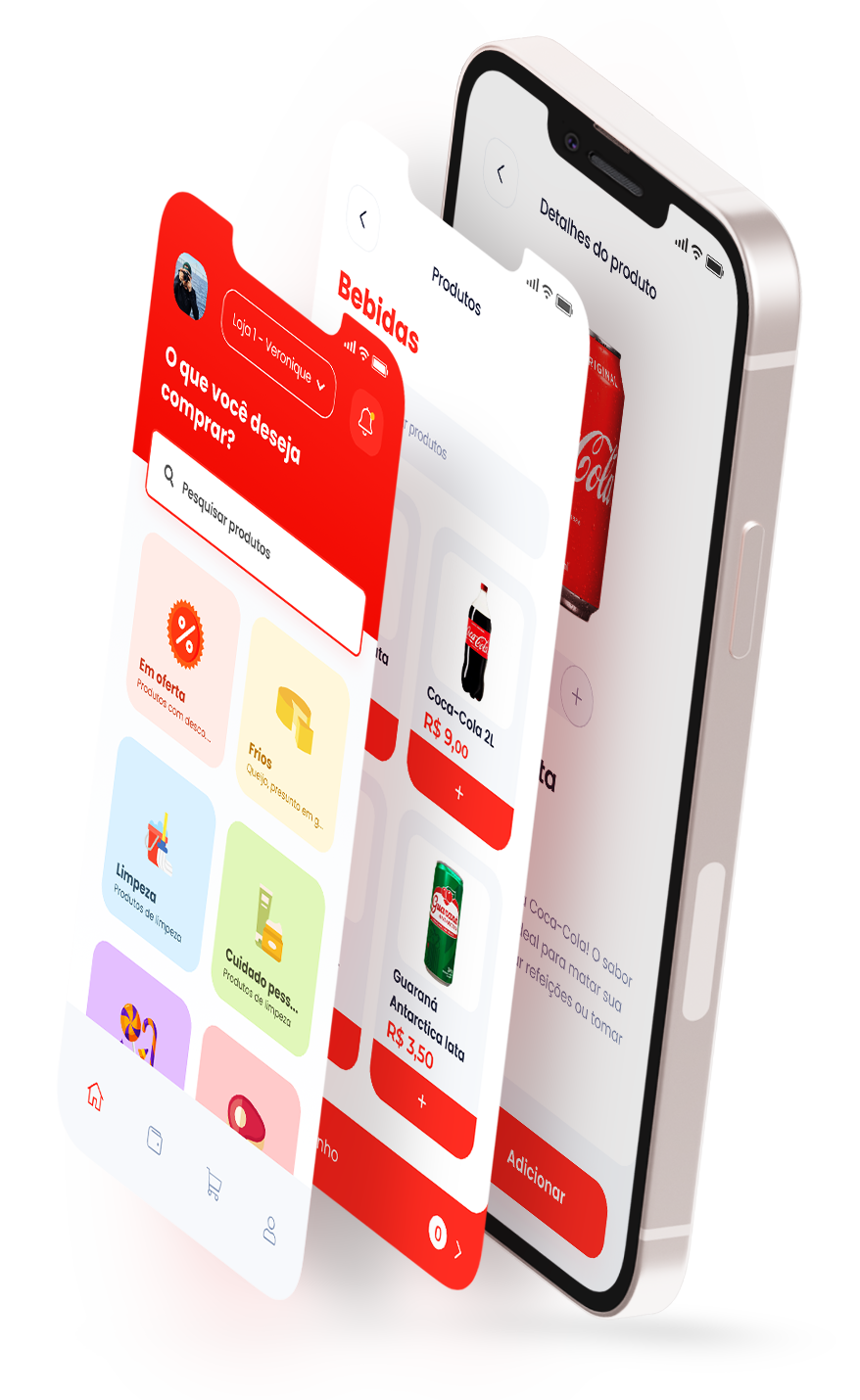 App RedStore no celular